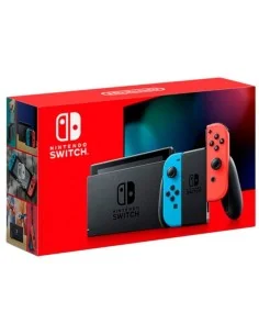 Switch Nintendo Azul Neon Vermelho Neon