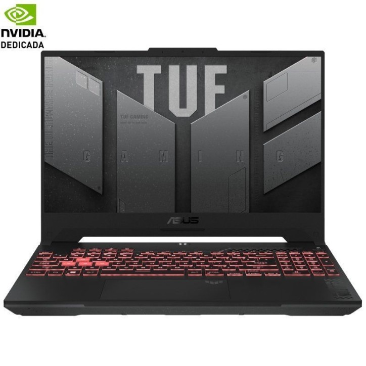 Portátil Gaming Asus TUF A15 TUF507NV-LP042 Ryzen 7 7735HS  16GB  1TB SSD  GeForce RTX 4060  15.6"  FreeDos