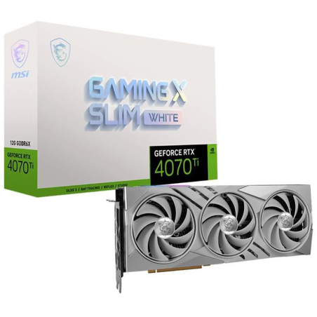MSI GeForce RTX 4070 Ti GAMING X SLIM White Edition 12GB GDDR6 DLSS3  - 1