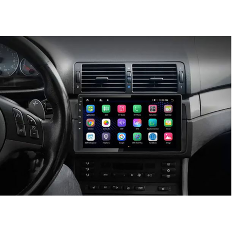 Pantalla Android BMW 9" SERIE 3 E46 1998-2007 (BMW-0011-KR7)  CorvyR