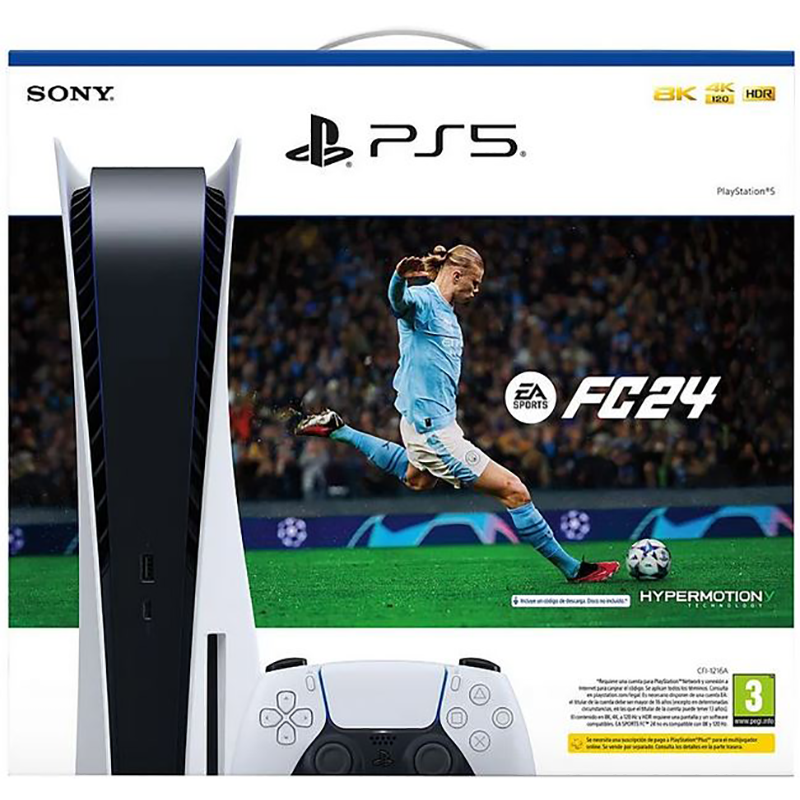 Console Sony Ps5 Padrão Bluray + Ea Sports Fc24 Sony - 1