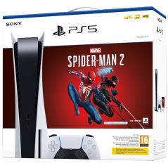 Sony Ps5 Standard Blu-Ray 825Gb + Marvel´S Spider-Man 2 Descarga Digital Sony - 1