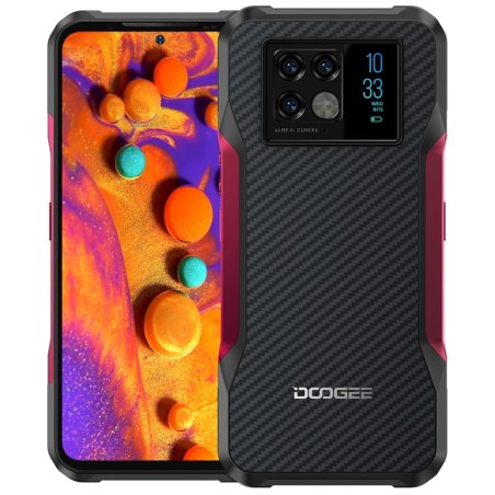 Doogee V20 5G Smartphone 8GB 256GB Vinho Tinto Doogee - 1