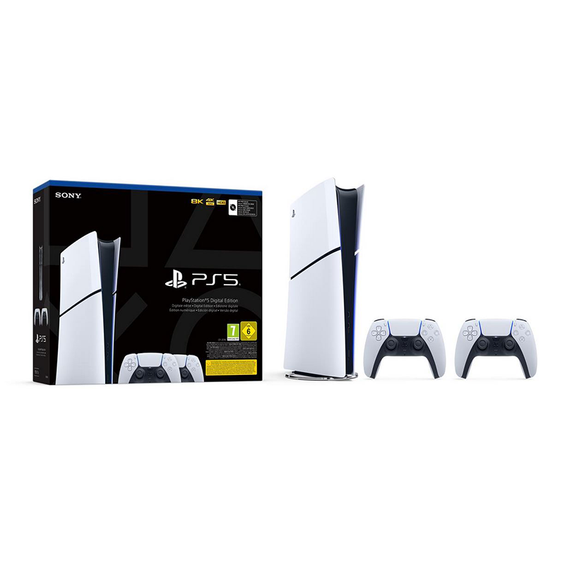 CONSOLA SONY PS5 - PlayStation 5 Standard C 2 Mandos DualSense incluidos 4K  HD Blanco RAM de 16 GB incorpora una capacidad de al