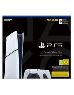 Consola Sony Ps5 Slim Digital Chasis D + 2 Dualsense Blanco 2