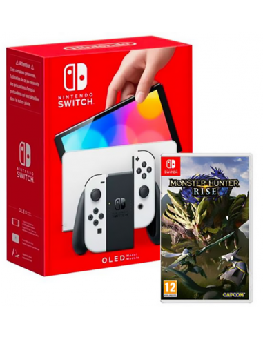 Nintendo Switch Modelo OLED Blanca + Monster Hunter Switch NINTENDO - 1