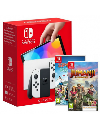 Pack Nintendo Switch OLED Banca Sports Party CODE Jumanji El Videojuego CODE NINTENDO - 1