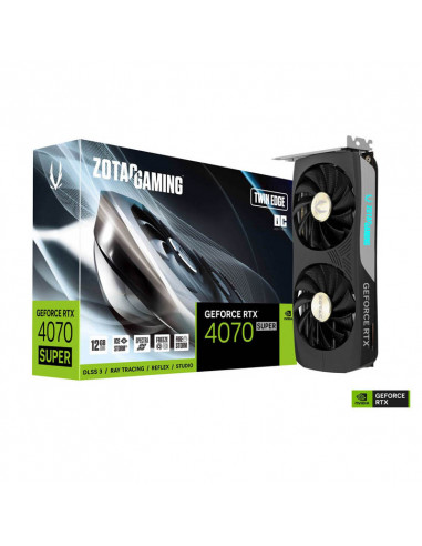 TARJETA GRAFICA ZOTAC RTX 4070 SUPER TWIN EDGE 12GB ZT-D40720E-10M Zotac - 1