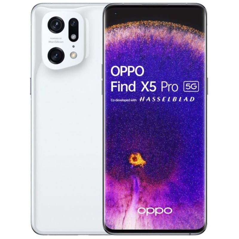 Smartphone Oppo Find X5 Pro 5G 12GB 256GB Branco  - 1