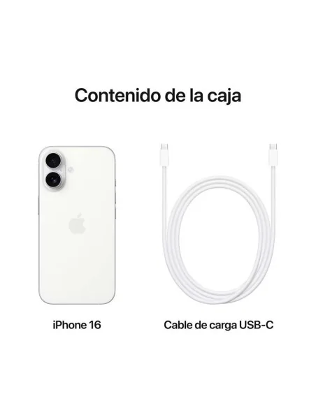 Apple iPhone 16,5G, 256GB/Blanco