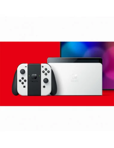 Nintendo Switch Modelo OLED Blanca y Mario Wonder 12 Meses Online NINTENDO 327,95 €