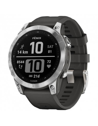 Pulseira Garmin Fénix 7 Cinzento Prateado Cinzento 47mm Garmin - 1