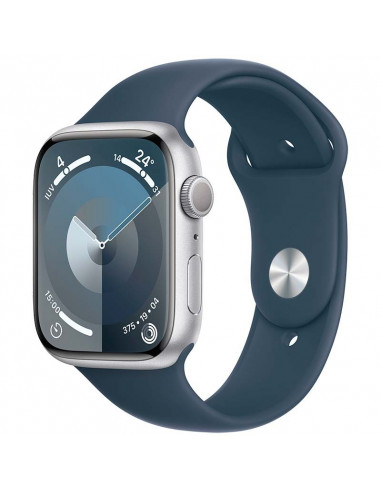 Bracelete Desportiva Apple Watch Series 9 GPS 45 mm Alumínio Prateado Azul M/L Apple - 1