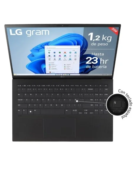 LG Gram 15Z90S-G.AD78B Intel Core Ultra 7-155H 32GB 1TB SSD 15.6' Win11