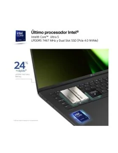 LG Gram 16Z90S-G.AD7BB Intel Core Ultra 7-155H 32GB 2TB SSD 16' Win11 2