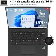 LG Gram 14Z90S-G.AD78B Intel Core Ultra 7-155H 32 GB 1 TB SSD 14' Win11 Portátil