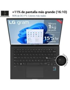 Portátil LG Gram 14Z90S-G.AD78B Intel Core Ultra 7-155H 32GB 1TB SSD 14' Win11 2
