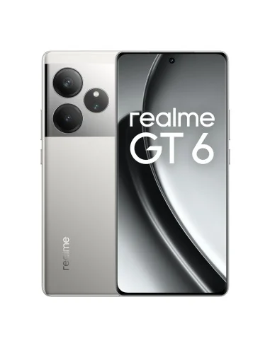 REALME GT 6 8+256GB DS 5G FLUIDO PRATA-MÓVEIS/TABLET-Electro-tienda.net