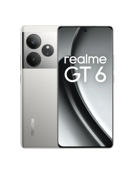 REALME GT 6 8+256GB DS 5G FLUIDO PRATA-MÓVEIS/TABLET-Electro-tienda.net