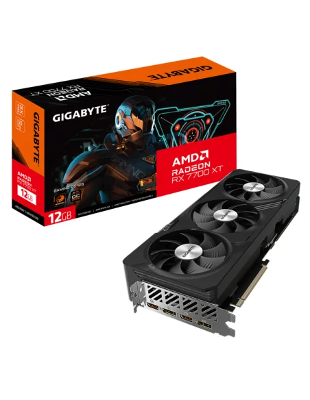 TARJETA GRAFICA GIGABYTE RX 7700 XT GAMING OC 12G AMD 12 GB