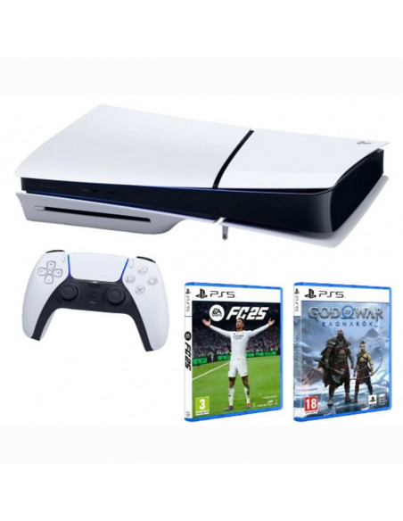 SONY PLAYSTATION 5 SLIM STANDARD 1 TB + JOGO EA SPORTS FC25 + JOGO GOD OF WAR: RAGNAROK Sony - 2