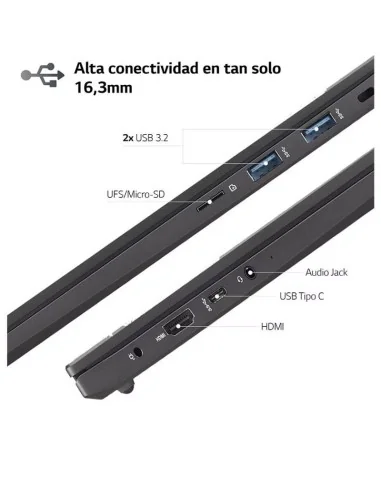 LG Ultra 16UD70R-G.AX56B Ryzen 5 7530U 16GB 512GB SSD 16' FreeDOS-Portáteis-Electro-tienda.net