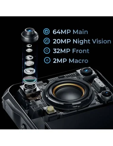 Oukitel WP33 Pro 5G 8GB 256GB - Teléfono móvil rugged