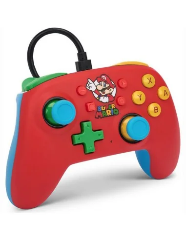 Nintendo Switch Neon + Nintendo Switch Sports + 12 NSO + Mando Power A Mario-CONSOLAS Y VIDEOCONSOLAS-Electro-tienda.net