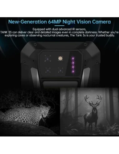 Unihertz 8849 Tank 3S 16GB 512GB Negro - Teléfono móvil