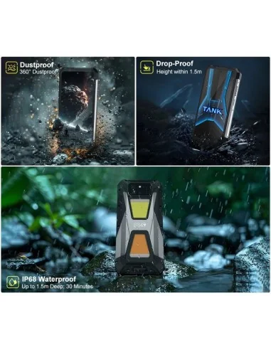 Unihertz 8849 Tank 3S 16GB 512GB Preto - Telemóvel