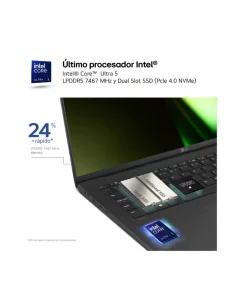 PORTATIL LG Gram 16Z90S-G.AD89B Intel Core Ultra 7 155H 32GB 1TB SSD 16" Windows 11 2