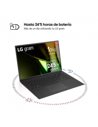 PORTATIL LG Gram 16Z90S-G.AD89B Intel Core Ultra 7 155H 32GB 1TB SSD 16" Windows 11 LG 1.436,95 €