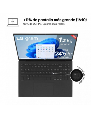 PORTATIL LG Gram Pro 16Z90SP-K AD88B Intel Core...