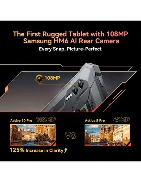 TABLET BLACKVIEW ACTIVE 10 PRO 10.9 5G 12GB 256GB ANDROID 14 NARANJA