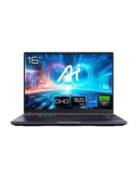 GIGABYTE AORUS 16X 19KG-43ESC94SD I7-13650HX 16GB 1TB RTX4060 16" FREEDOS-Portáteis-Electro-tienda.net