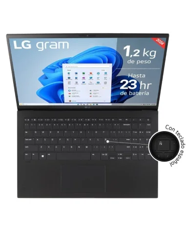 Portátil LG Gram 15Z90S-V.AP55B Intel Core Ultra 5-125H 16GB 512GB SSD 15.6' Win11 Pro