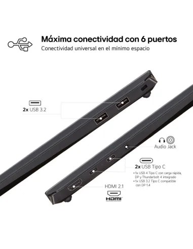 Portátil LG Gram 15Z90S-V.AP55B Intel Core Ultra 5-125H 16GB 512GB SSD 15.6' Win11 Pro