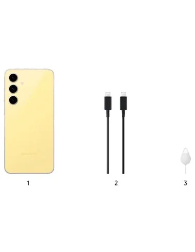 SAMSUNG S24 FE SM-S721B 8+256GB 5G AMARELO-MÓVEIS/TABLET-Electro-tienda.net