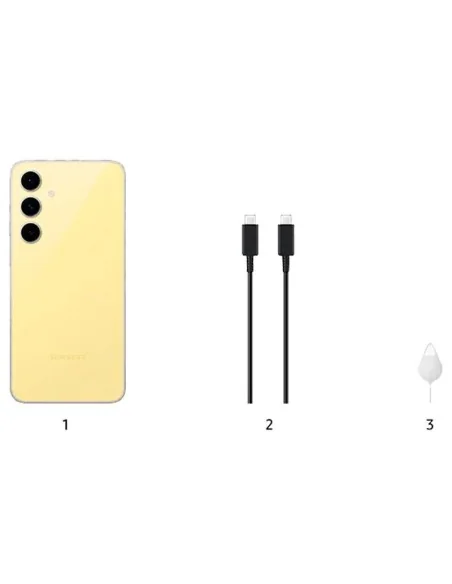 SAMSUNG S24 FE SM-S721B 8+256GB 5G AMARELO-MÓVEIS/TABLET-Electro-tienda.net