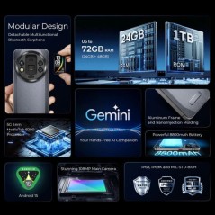 Oukitel WP200 Pro 5G 24GB 1TB Preto