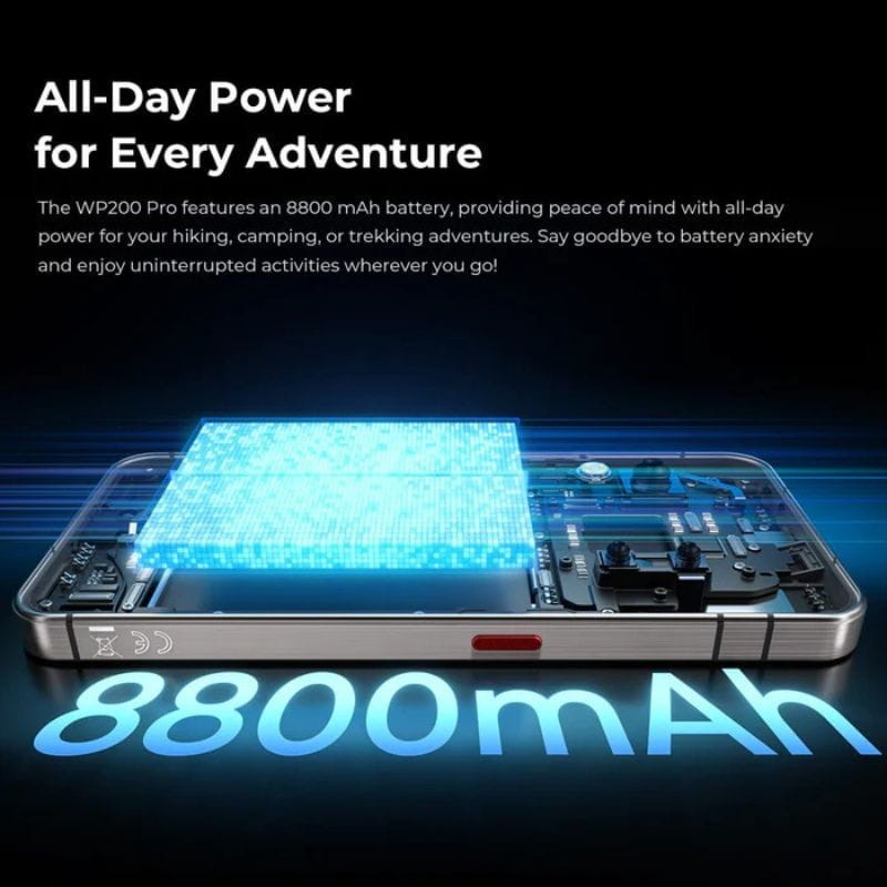 Oukitel WP200 Pro 5G 24GB 1TB Preto