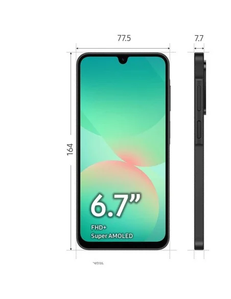 SAMSUNG GALAXY A26 8+256GB 5G/NEGRO