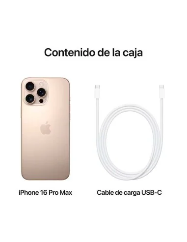 APPLE IPHONE 16 PRO MAX, 1 TB, DESERT TITANIUM-MÓVEIS/TABLET-Electro-tienda.net