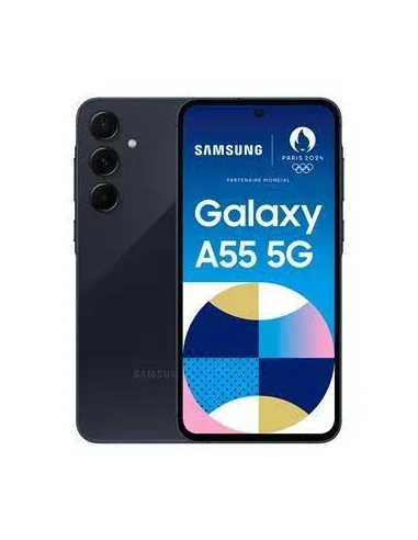 SAMSUNG GALAXY A55, 8+128GB, 5G, AZUL OSCURO-MOVILES Y SMARTPHONE-Electro-tienda.net