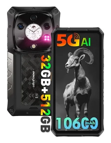 ULEFONE ARMOR 28 PRO, 16 GB + 512 GB, PRETO