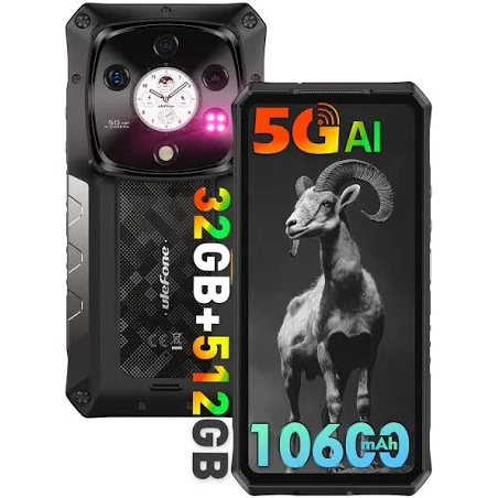 ULEFONE ARMOR 28 PRO, 16GB + 512GB, NEGRO