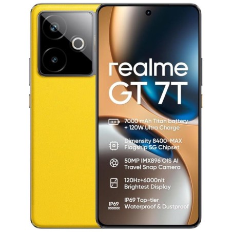 REALME GT 7T, 12 GB + 512 GB, AMARELO