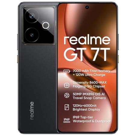 REALME GT 7T, 12GB+256GB, NEGRO