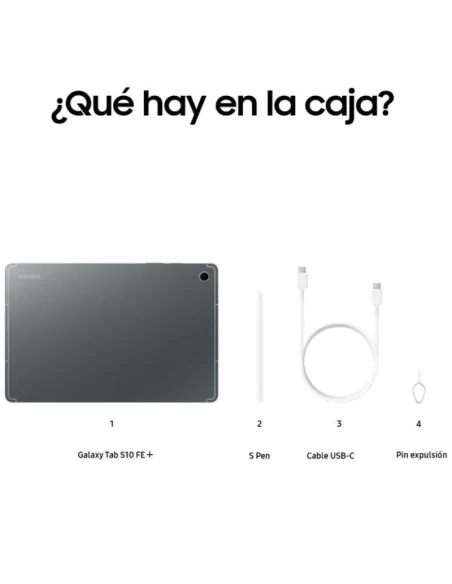 Samsung Galaxy Tab S10+ FE | 13,1" | 256GB e 12GB RAM | WiFi Cinzento