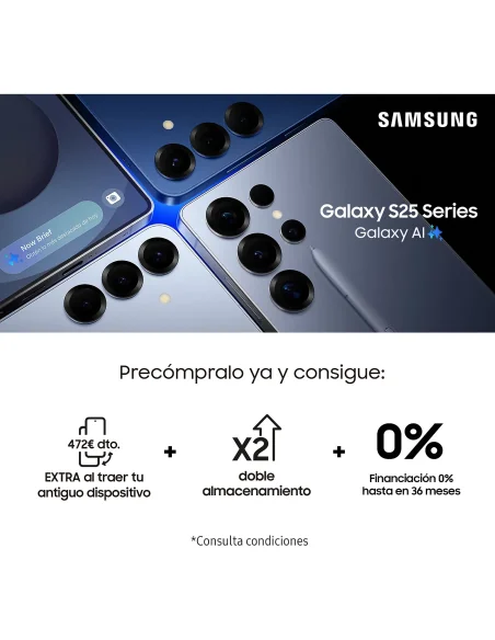 SAMSUNG GALAXY S25, 12GB+512GB, 5G, PLATA